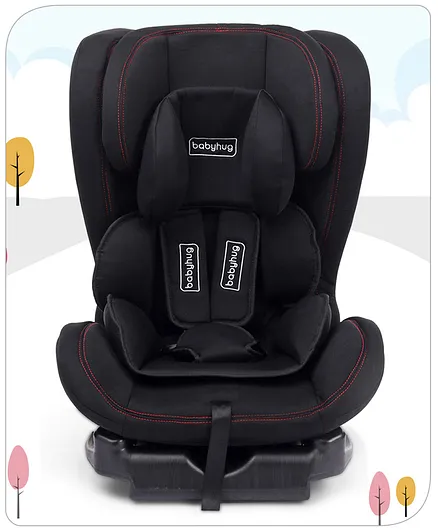 Babyhug Bon Voyage Isofix Convertible Car Seat - Black