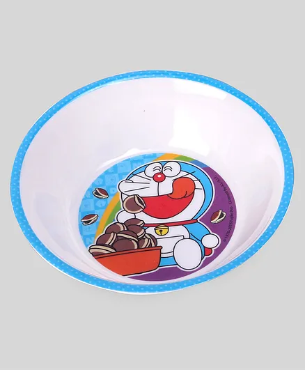 Doraemon Kidz Bowl - White & Blue