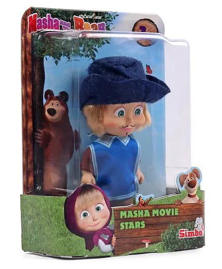Masha And The Bear Masha Movie Star - Blue