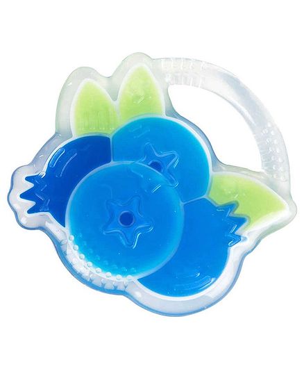 Mee Mee Multi Textured Soft Silicone Teether Fruit Shaped - Blue