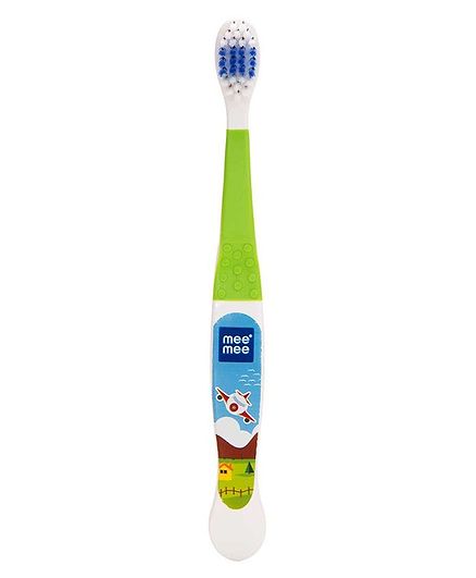 Mee Mee Easy Grip Toothbrush - Green (Print May Vary)