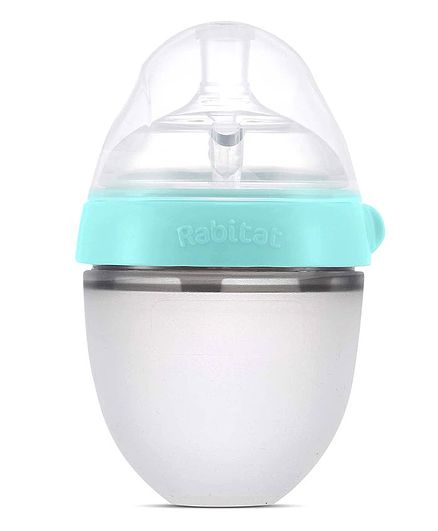 Rabitat Squeezy Feeding Bottle Blue - 150 ml