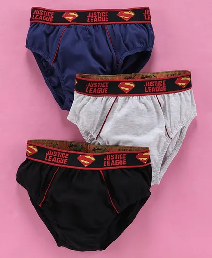 Red Rose Boxer Briefs Superman Print Pack of 3 - Multicolor