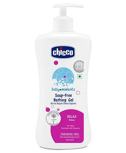 Chicco 100 % Soap Free Bathing Gel Relax - 500 ml