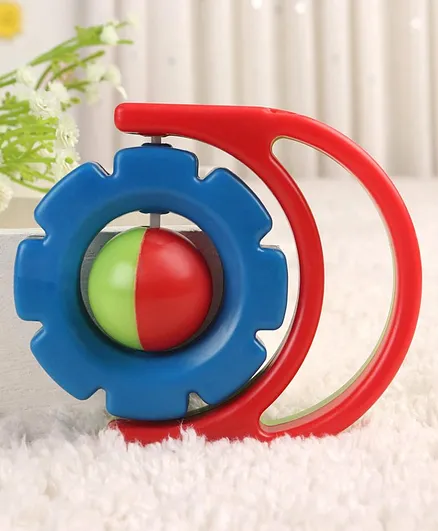 Babyhug Flip Flower Rattle - Blue