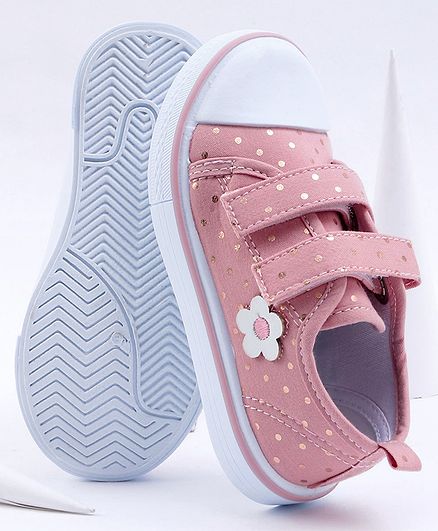 Cute Walk by Babyhug Canvas Shoes - Pink
