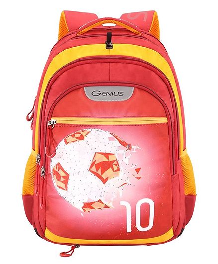 Genius Swaz Backpack Red - 19 Inches