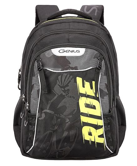 Genius Axle Backpack Black - 17 Inches