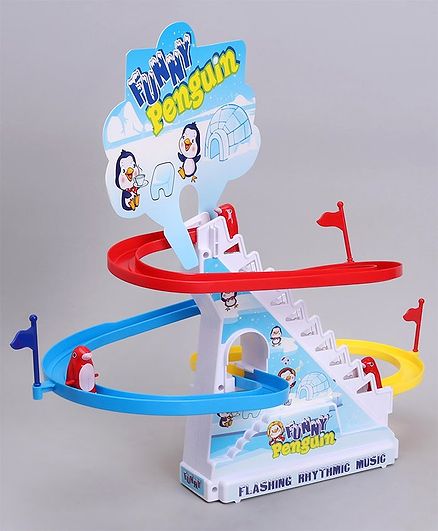 Penguin Racing Track With Lights & Music - Multicolor