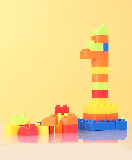 Puzzle Building Block Set Multicolor - 42 Pieces