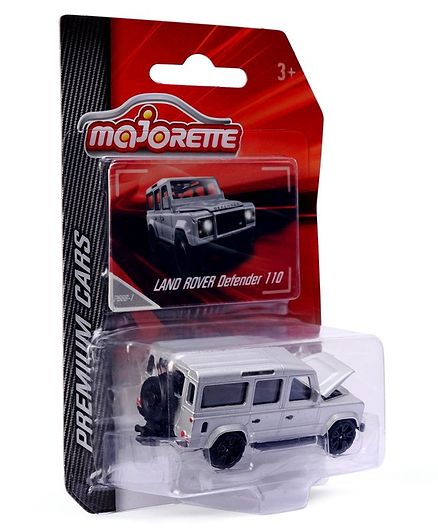 Simba Majorette Premium Land Rover Defender Car - Grey