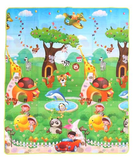 Babyhug Alphabet & Number Playmat Animal Print - Multicolour