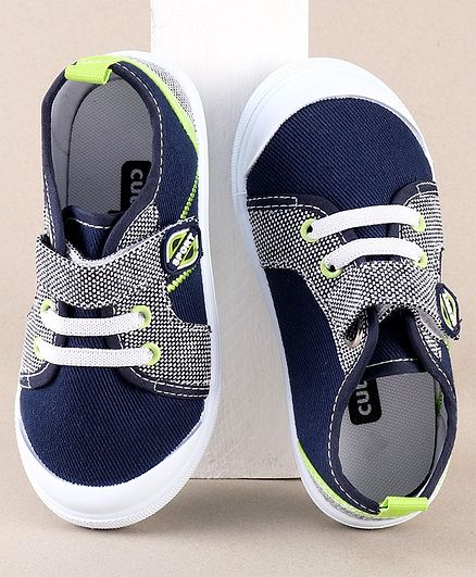 Cute Walk by Babyhug Canvas Shoes - Navy