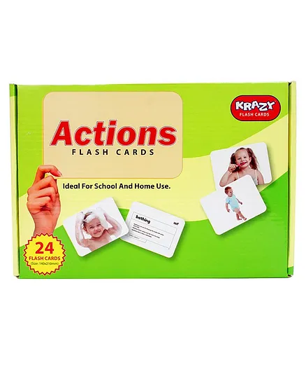 Krazy Actions 24 Flash Cards - Actions