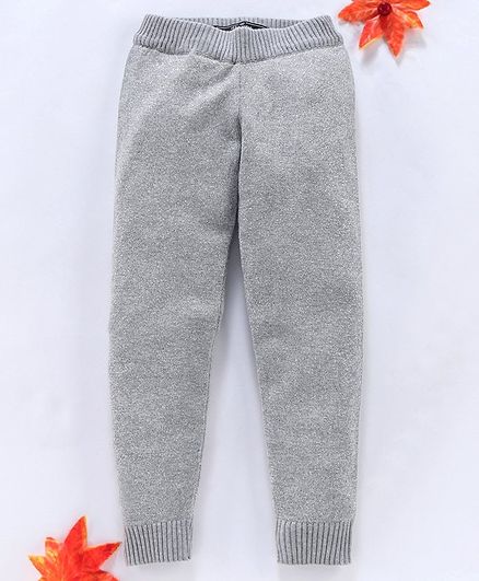 Vitamins Full Length Solid Lounge Pant - Grey