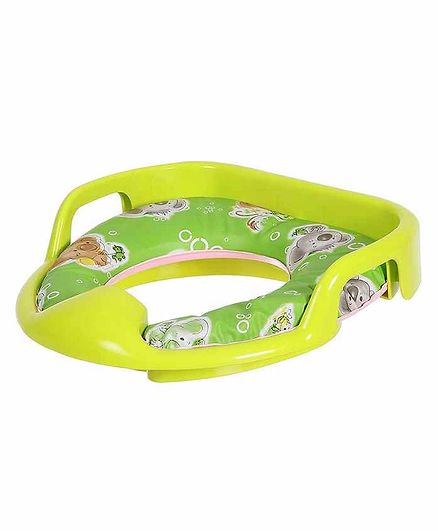 Dash Soft Cushioned Baby Potty Seat Animal Print - Green