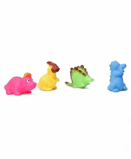 IToys Animal Shape Squeaky Bath Toys Pack of 4 - Multi Colour