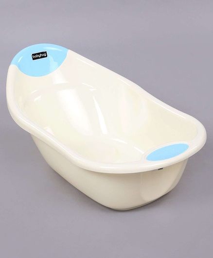 Babyhug Large Size Bath Tub With Giraffe Print - Blue White
