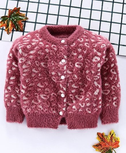 Kookie Kids Full Sleeves Mulberry Sweater - Pink