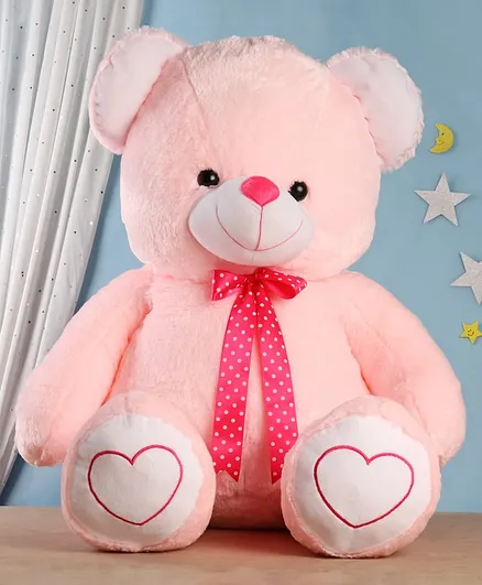 Babyhug Plush Teddy Bear Soft Toy Pink - Height 91 cm