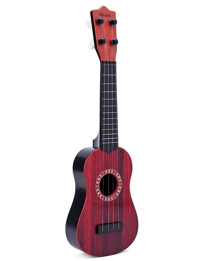 Musical Acoustic Guitar - Brick Red