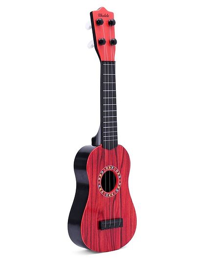 Musical Acoustic Guitar - Brick Red
