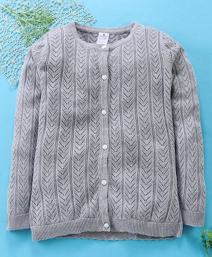 Smarty Full Sleeves Sweater - Grey