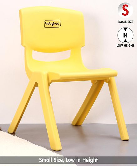 Babyhug Chair With Comfortable Back Rest - Yellow