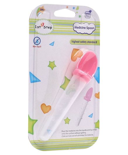 1st Step BPA Free Medicine Spoon - Pink