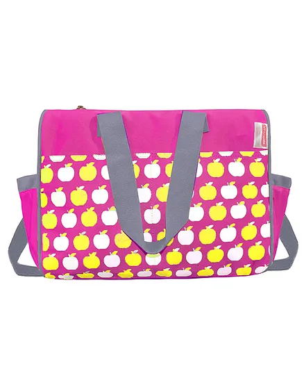 VParents Dimpy Dimpy Multipurpose Diaper Bag Cum Mother Bag - Pink