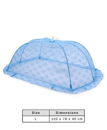 Babyhug Portable Baby Mosquito Net Large - Blue