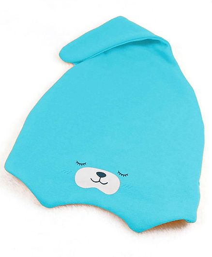Syga Puppy Long Tailed Design Baby Cotton Cap Blue - Diameter 17 cm