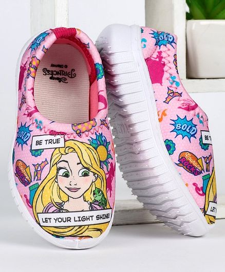 Disney Rapunzel Printed Casual Shoes - Pink