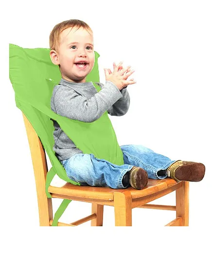 Magic Seat Belt For Feeding Baby - Green