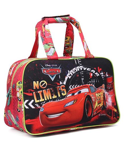 Disney Pixar cars No Limits Printed Multipurpose Bag Multicolor - Red and Black