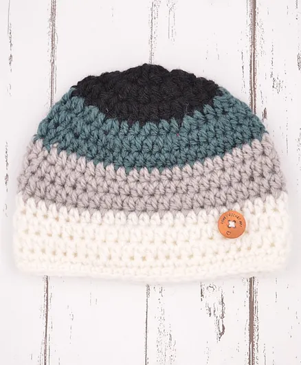Love Crochet Art Crochet Beanie - Multicolor
