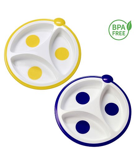 Dr Browns Designed To Nourish Divided Plate - Set of 2