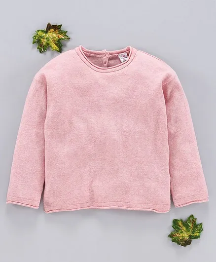 LC Waikiki Solid Full Sleeves Tee - Light Pink