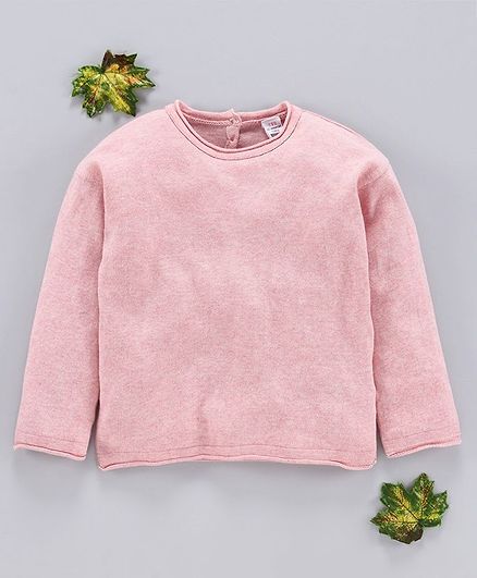 LC Waikiki Solid Full Sleeves Tee - Light Pink