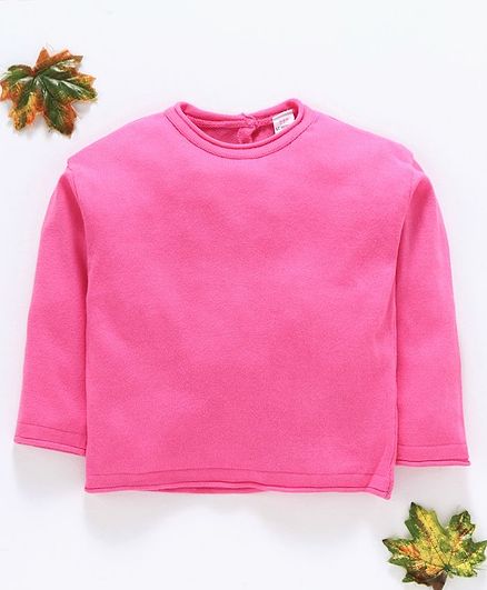 LC Waikiki Solid Full Sleeves Tee - Pink