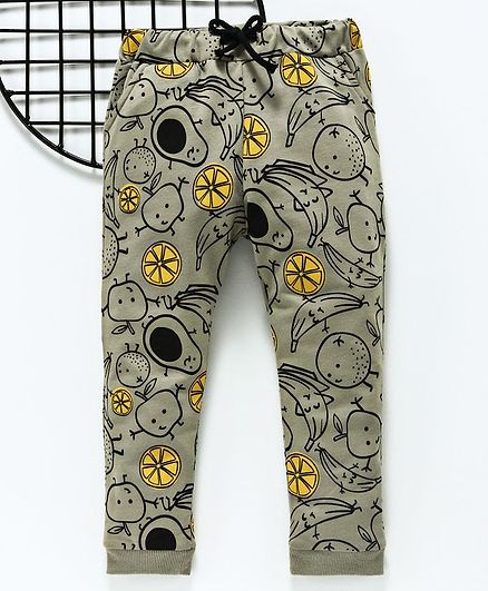 LC Waikiki Fruits Print Full Length Lounge Pants - Green