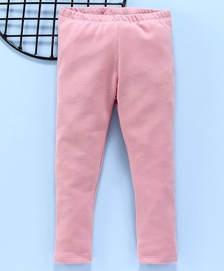 LC Waikiki Solid Full Length Elasticated Leggings - Pink