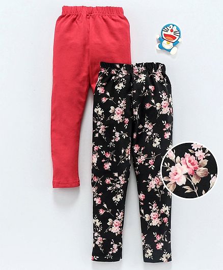 Eteenz Full Length Lounge Pants Pack of 2 - Red Blue