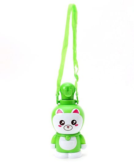 Kitty Design Water Bottle Green - 400 ml