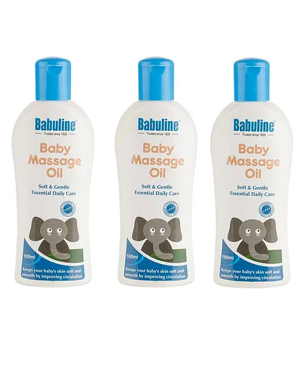 Babuline Baby Massage Oil Pack of 3 - 100 ml