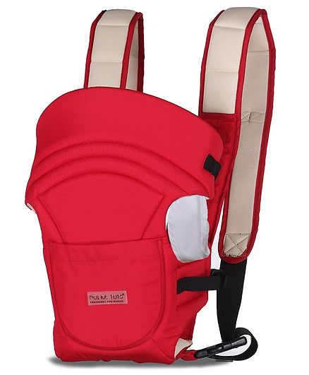 Polka Tots Adjustable Hands-Free 3-In-1 Sling Baby Carrier - Red