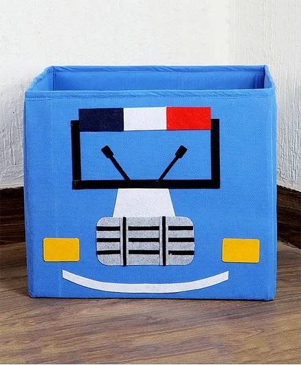 My Gift Booth Police Car storage cube - Blue