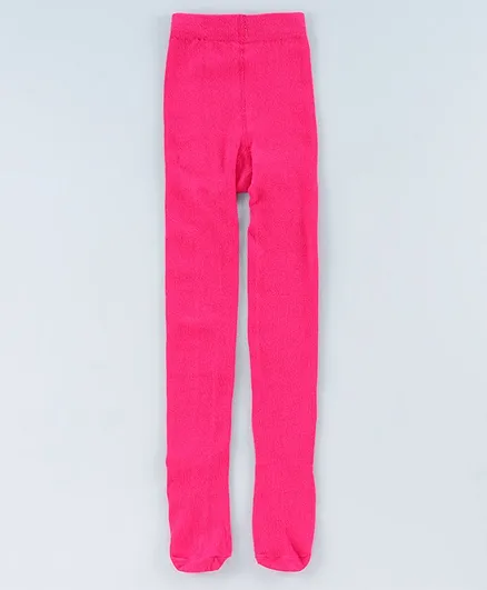 Mustang Solid Color Footed Tights - Light Pink