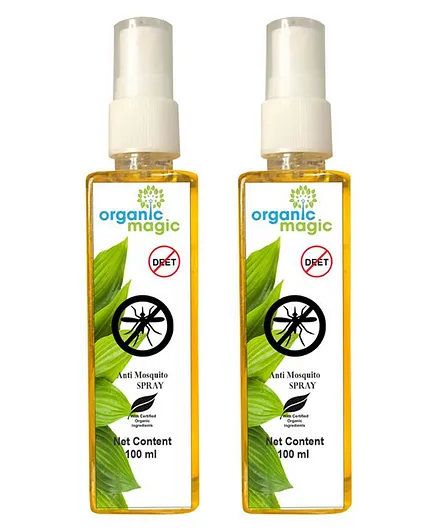 Organic magic Mosquito repellents Spray - Pack of 2