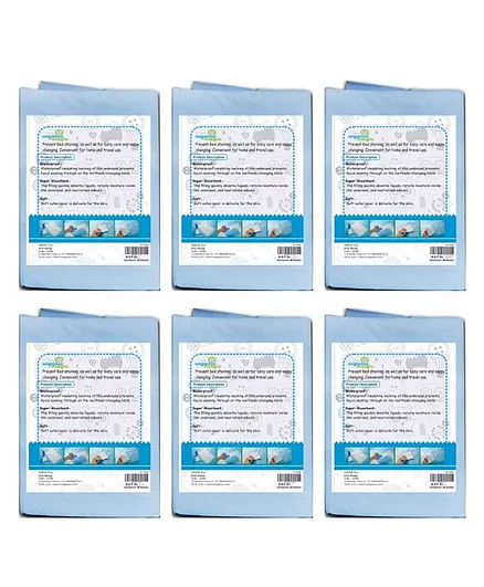 Organic magic Disposable Underpads Sheets - Pack of 6